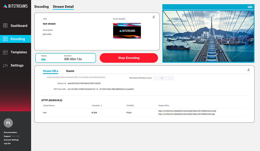 Bitstreams UI